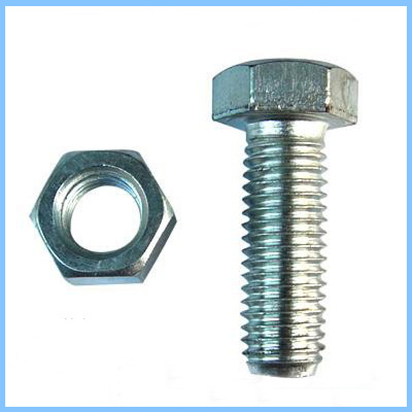 Zinc Coated DIN934 Hex Bolt and Nut