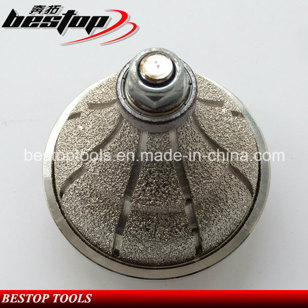 Shape O Vacuum Brazed Diamond Profile Wheel for Sandstone/Limestone