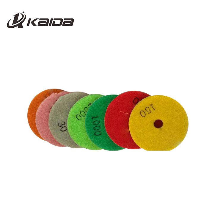 Durability Any Grit 4 Inch Flexible Diamond Wet Polishing Pad