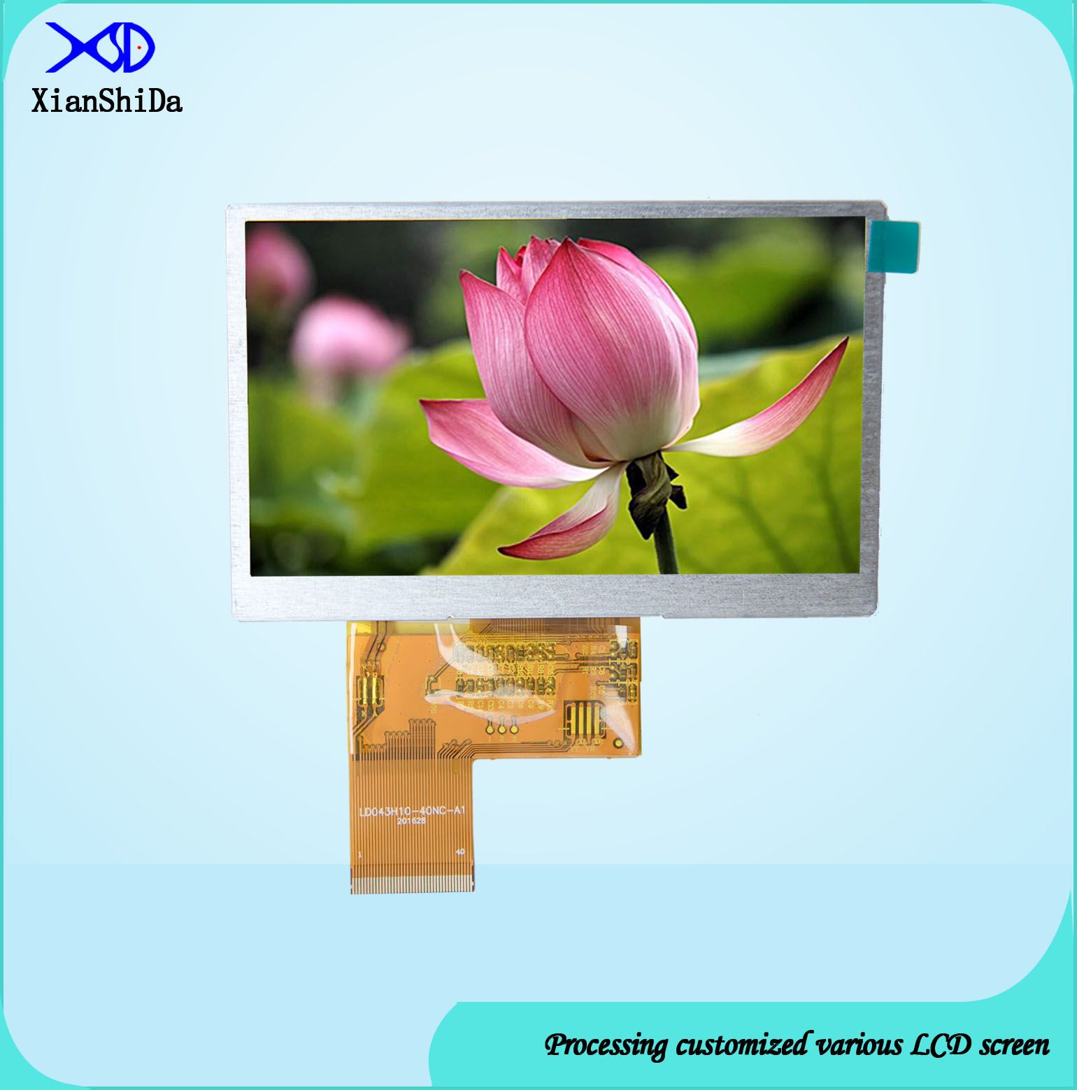 4.3 Inch Smart Home Control Panel Screen Display