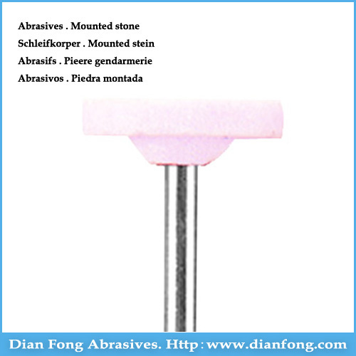 P-02 Alumium Oxide Maded Mounted Stone Carborundum Grinding Wheel
