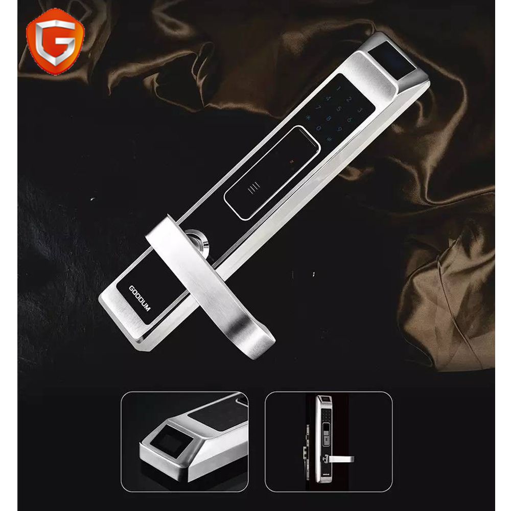 Fingerprint Keys RFID Card Electronic Biometric Fingerprint Handle Door Lock