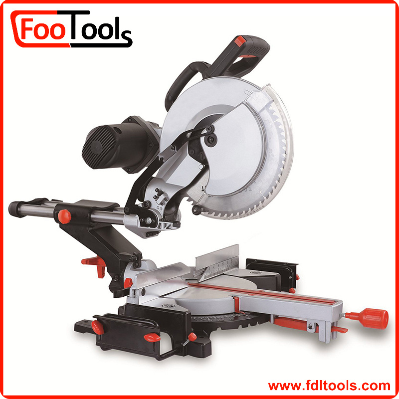 12'' 2000W Double Bevel Sliding Mitre Saw (220480)