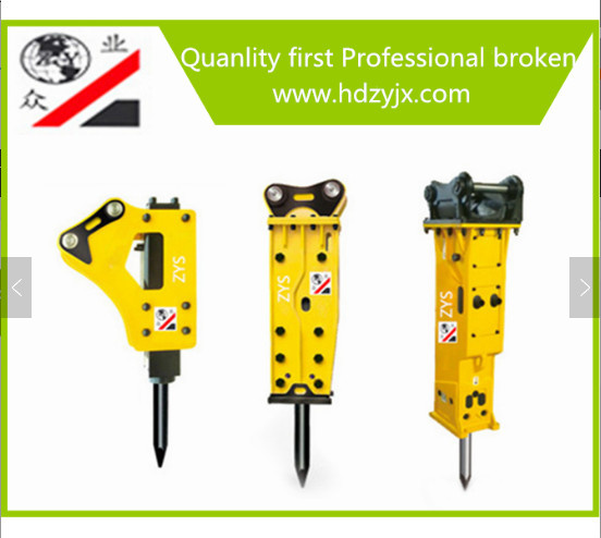 Hydraulic Breaker Hammer with Various Chisel From Handan Zhongye of China