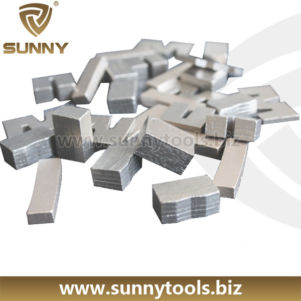 Flat Shape Diamond Segments for Stone Processing