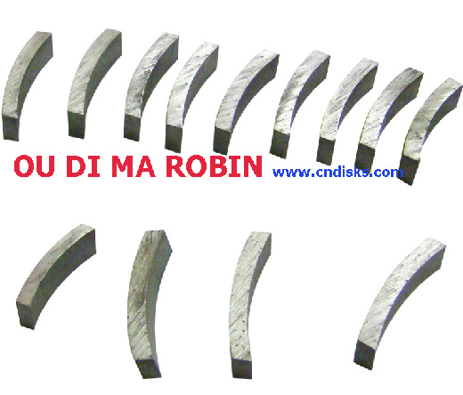 Diamond Segment for Single Blade