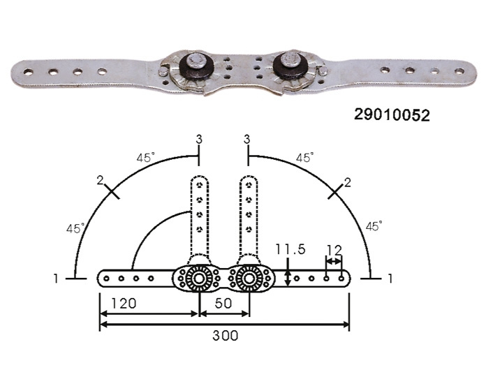 Sofa Hardware, Sofa Fitting, Sofa Headrest Hinge, Sofa Hinges (29010052)