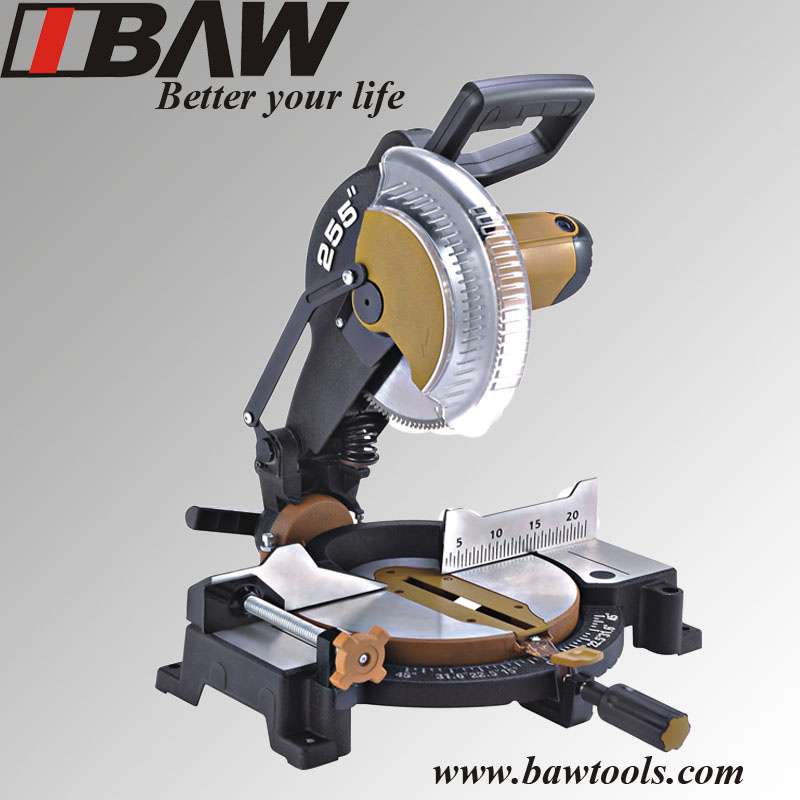 1800W 255mm Powerful Gear Drive Miter Saw (MOD 89003)