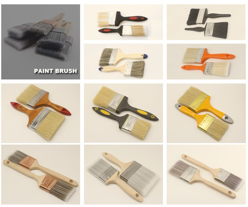 Paint Brush Plastic Handle Fabric Paint Roller Brush Paint Roller