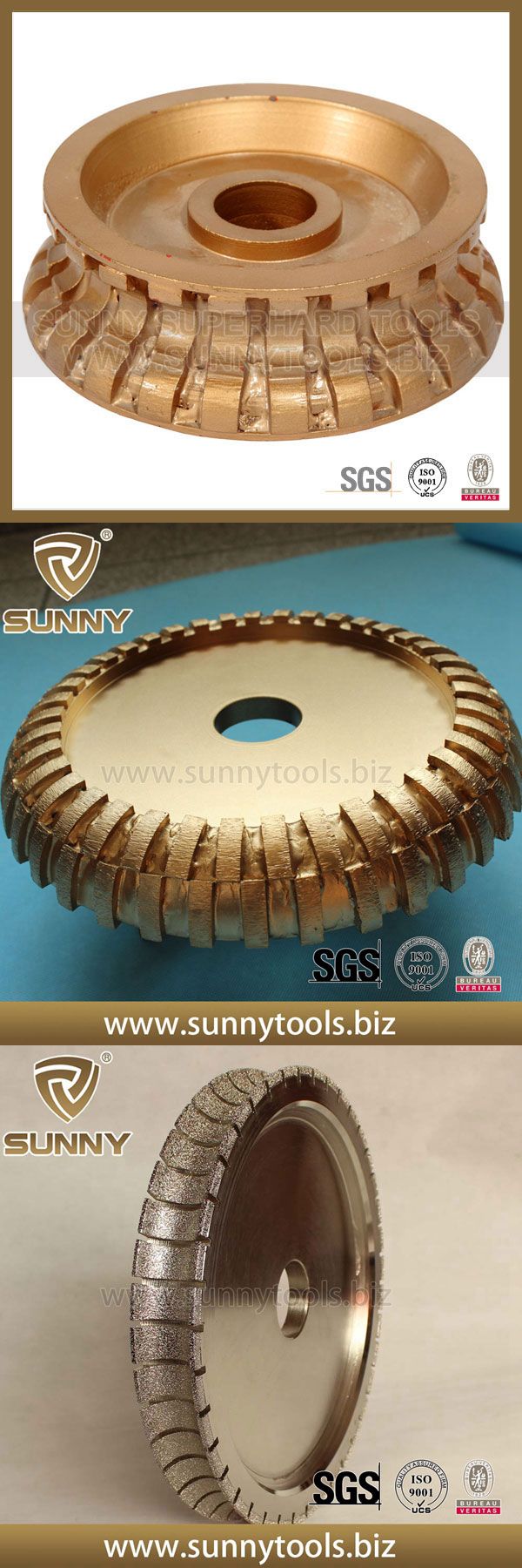 Diamond Stone Profiling Wheel/ Diamond Edge Grinding Profile Wheels