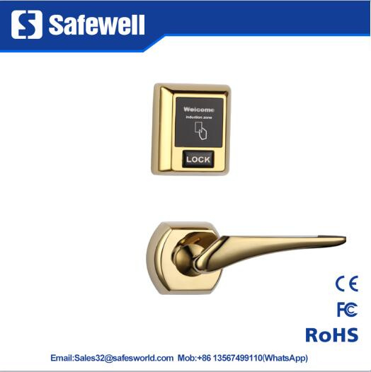 Split Lock Zinc Alloy Electronic Hotel Door Lock with Different Color