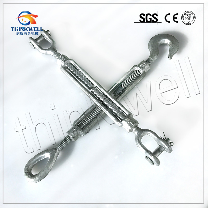 Forged Galvanized Standard Us Type Turnbuckle DIN1480 Turnbuckle