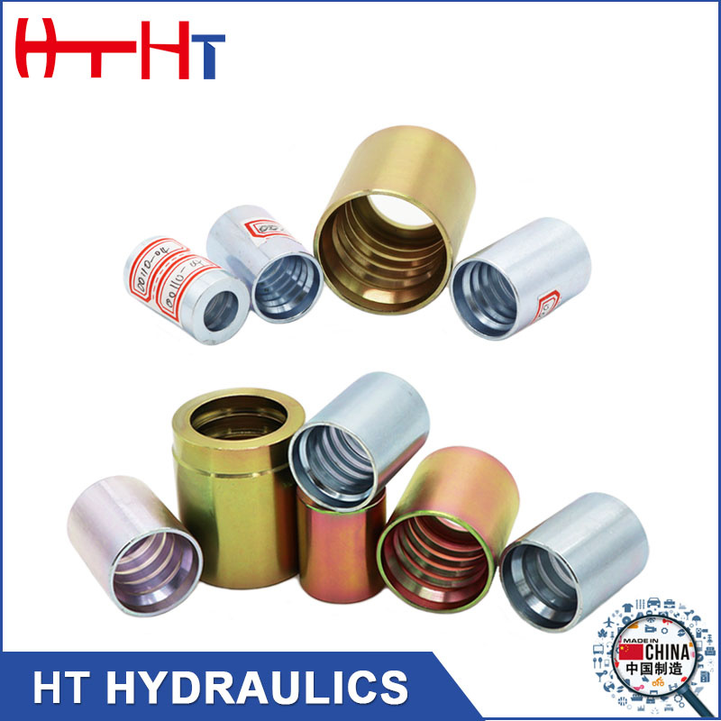 CNC Machine R1 R2 R4 R13 Hydraulic Rubber Hose Fitting Steel Hydraulic Hose Ferrule