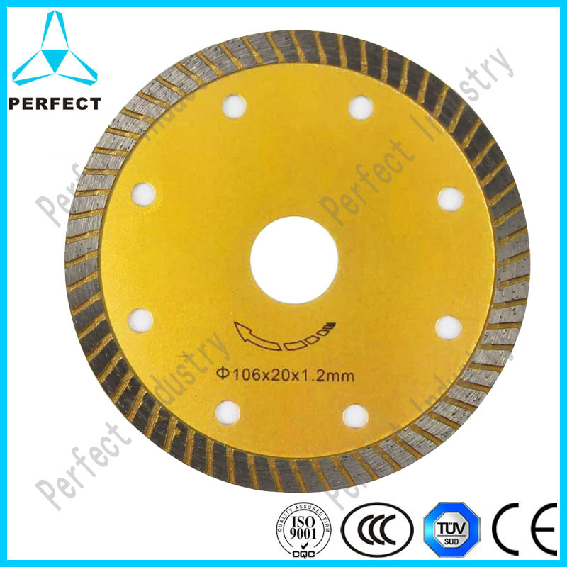 Continuous Rim Diamond Saw Blade for Decorative Material