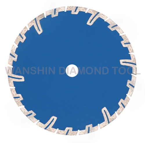 Drop-Segment Diamond Saw Blade with Protection