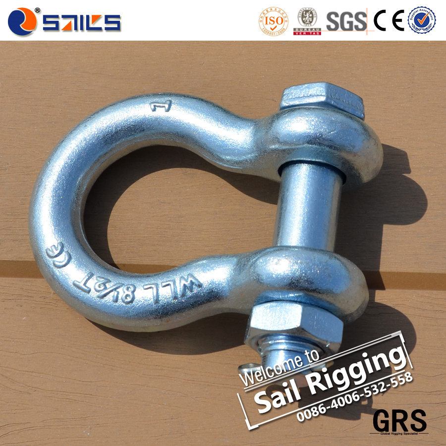 HDG Alloy Steel Us Type Bolt Anchor Shackles (G-2130)