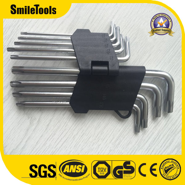 9PCS Trox End Hex Key Set CRV Allen Wrench