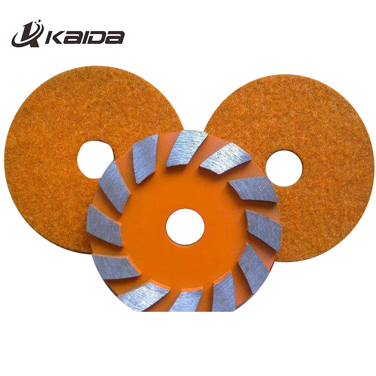 Economic Angle Grinder Metal Bond True Shine Diamond Polishing Pads