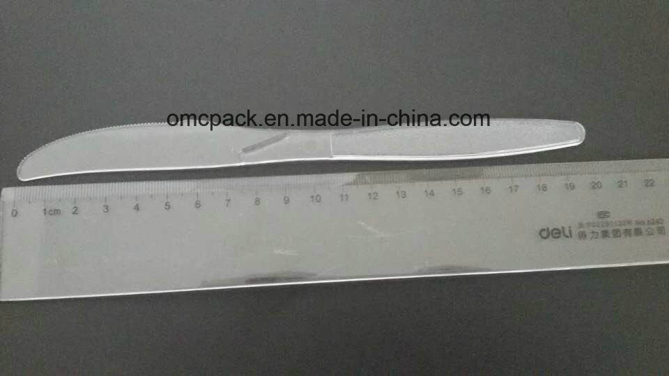 PS Transparent Plastic Knife for Kitchen