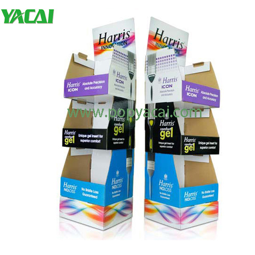 Professional Cardboard Corrugated Display for Promotion, Paper Display Stand, Pop Display Stand