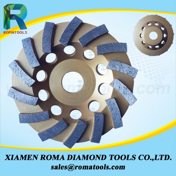 Romatools Diamond Cup Wheels Swirling Turbo