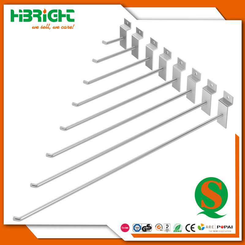 Supermarket Steel Wire Single Prong Hook for Gondola Shelves