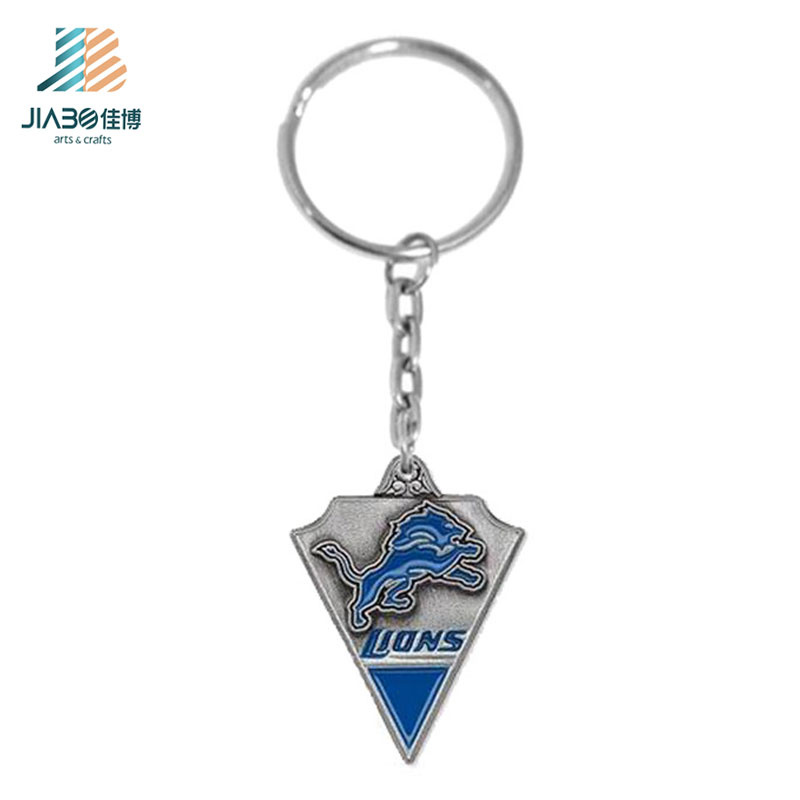 Home Decoration Alloy Casting Metal Lions Key Chains for Wholesale