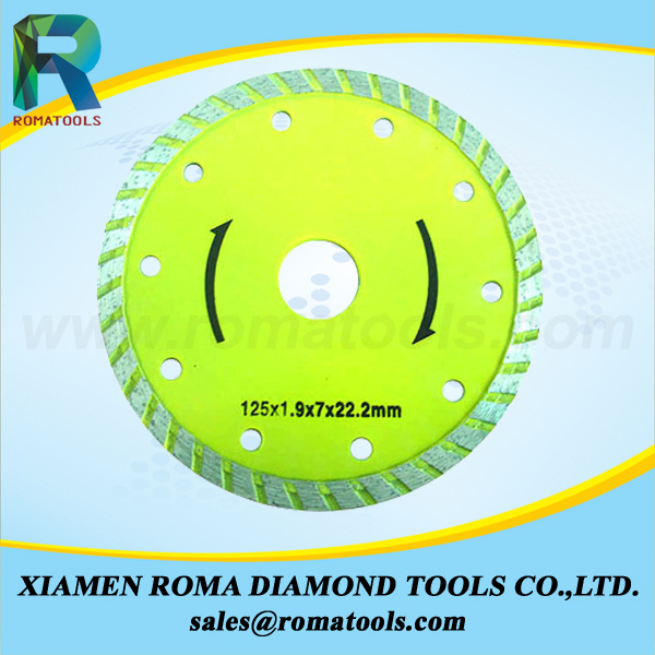 Romatools Diamond Strong Turbo Blades for Granite, Marble, Concrete, Ceramic