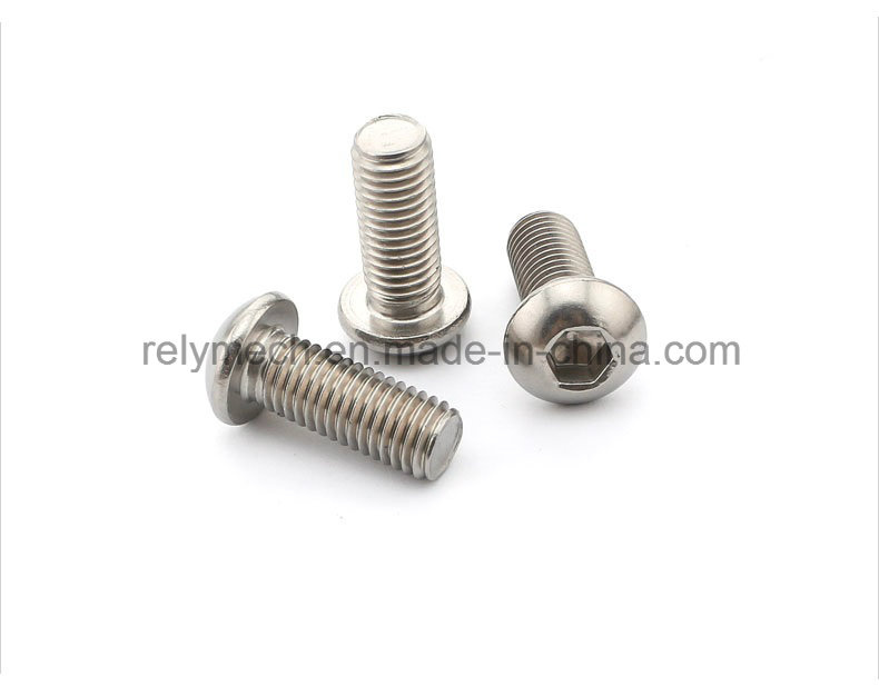 Stainless Steel Hex Socket Pan Head Machine Screw M3-M5