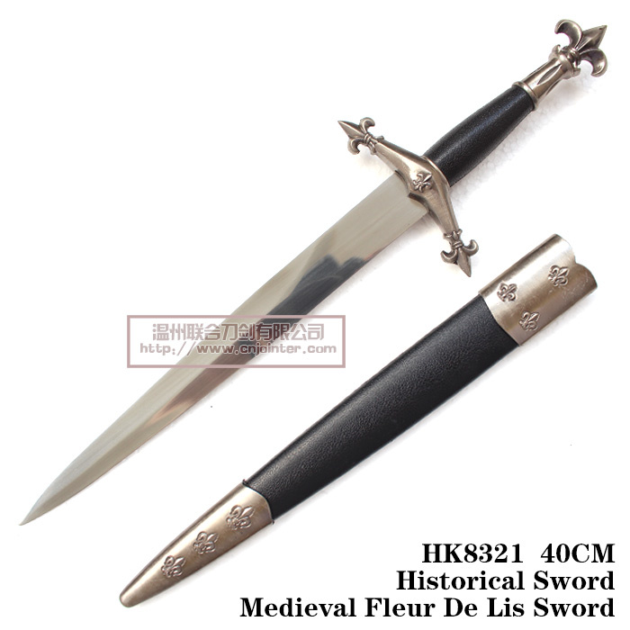 Historical Dagger Knight Dagger Home Decoration 40cm HK8321