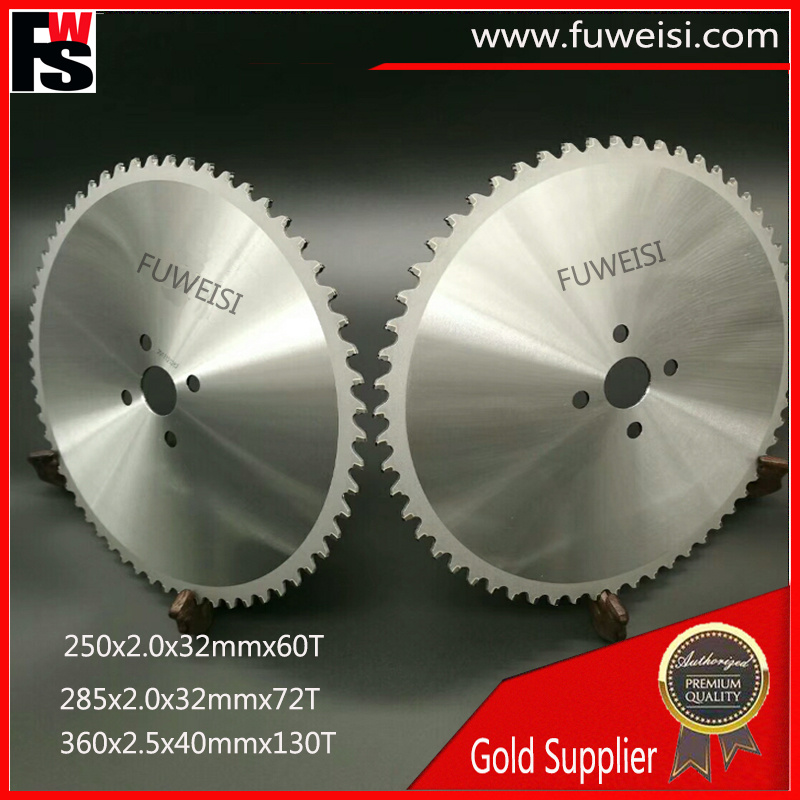 Cermet Tipped Circular Saw Blade 285x72T For Steel Bar Cutting.