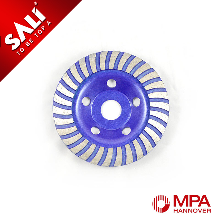 Sali 20mm Cup Shape Turbo Diamond Grinding Wheel for Polishing