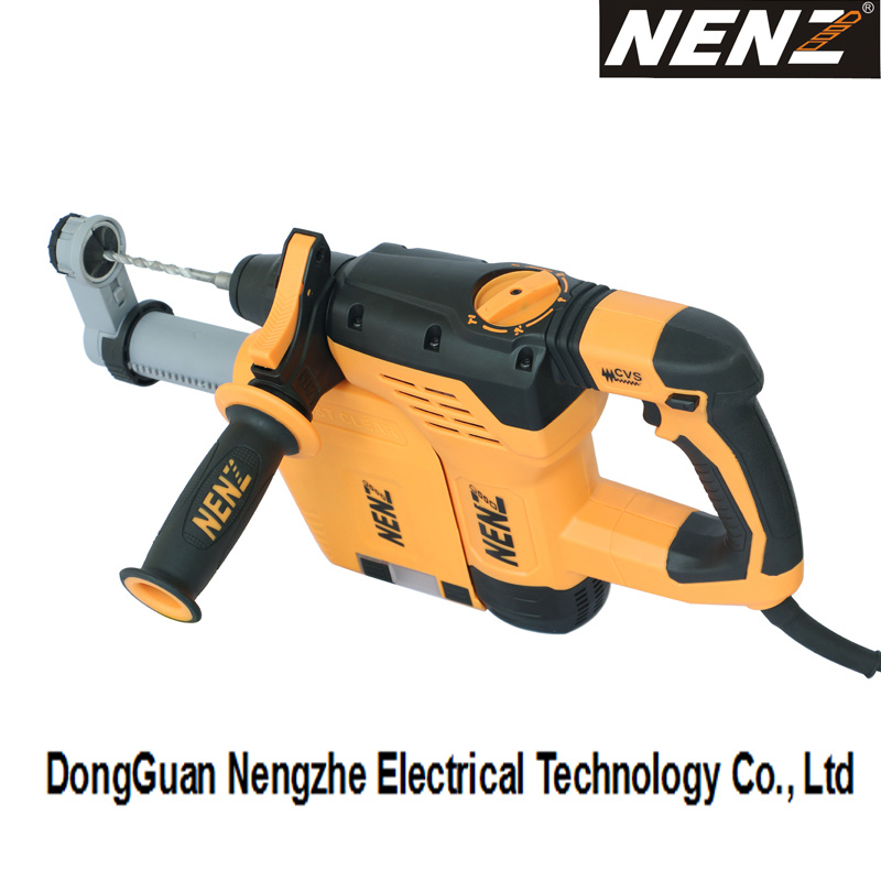 Demolition Hammer Patented Rotary Hammer with Dust Extraction in Reasonable Price (NZ30-01)