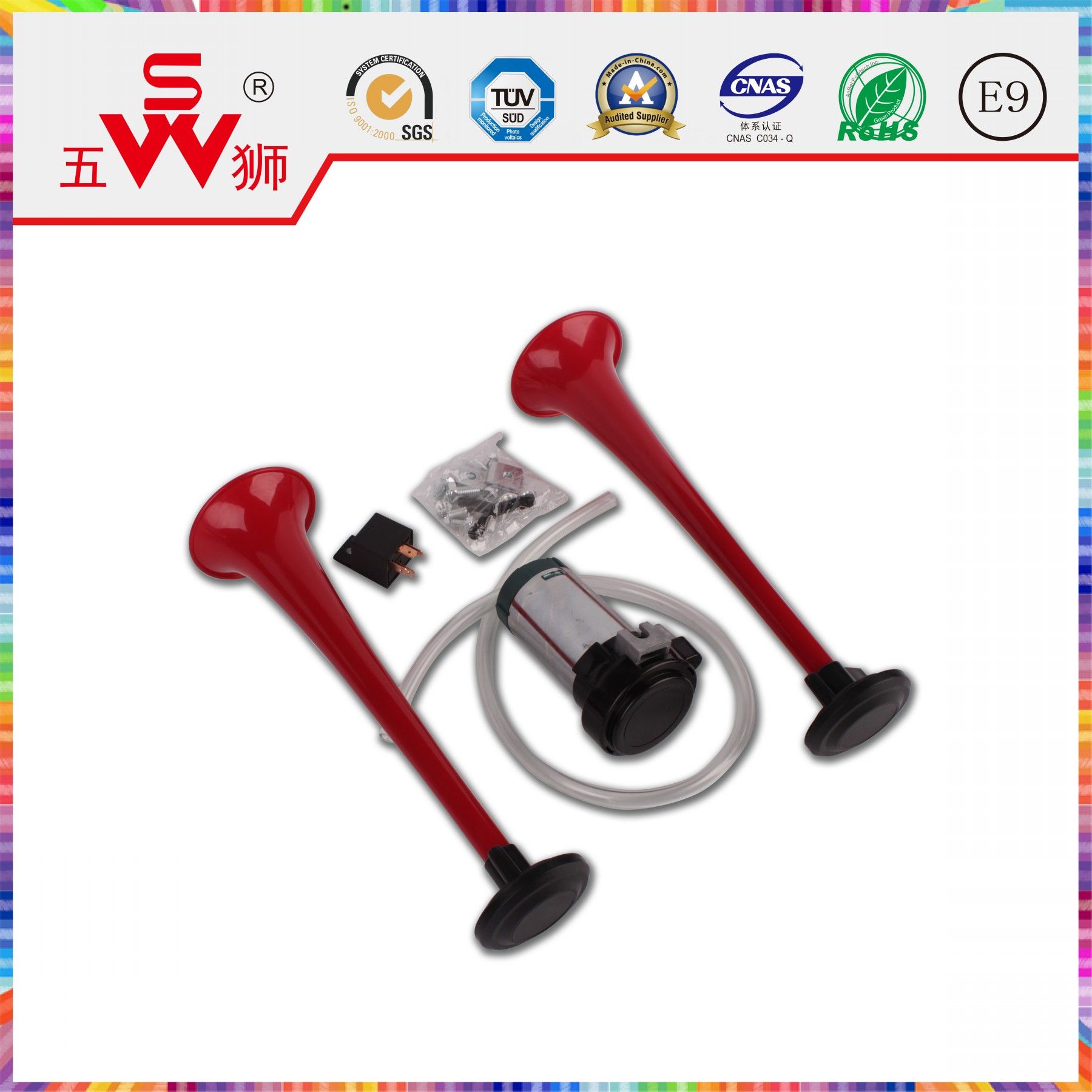 Auto Air Horn 310/290mm Car Speaker