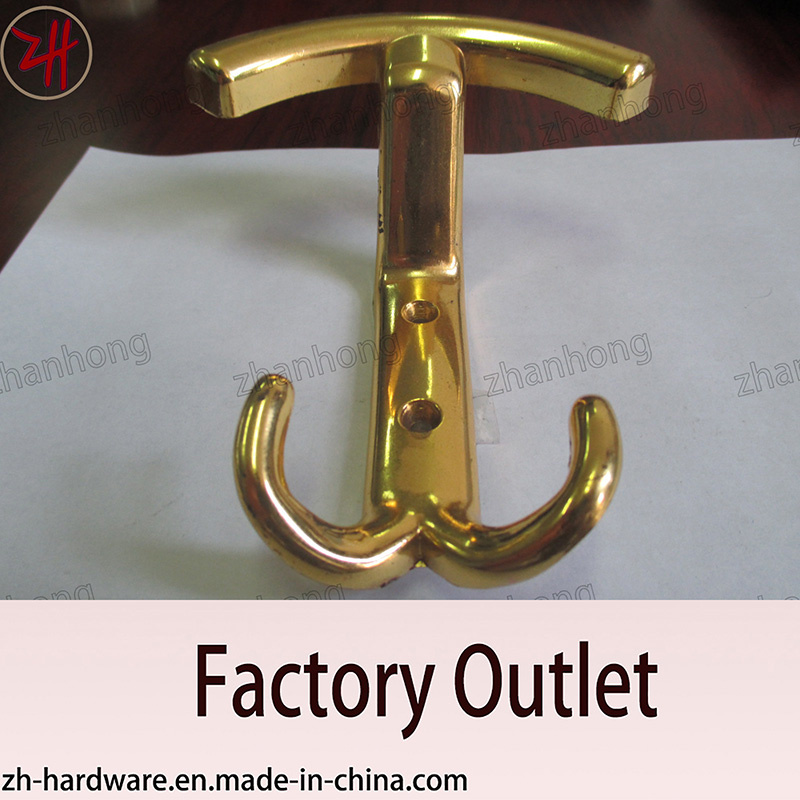 Zinc Alloy Beautiful Design Double Clothes Hanger Cat Hooks (ZH-2057)