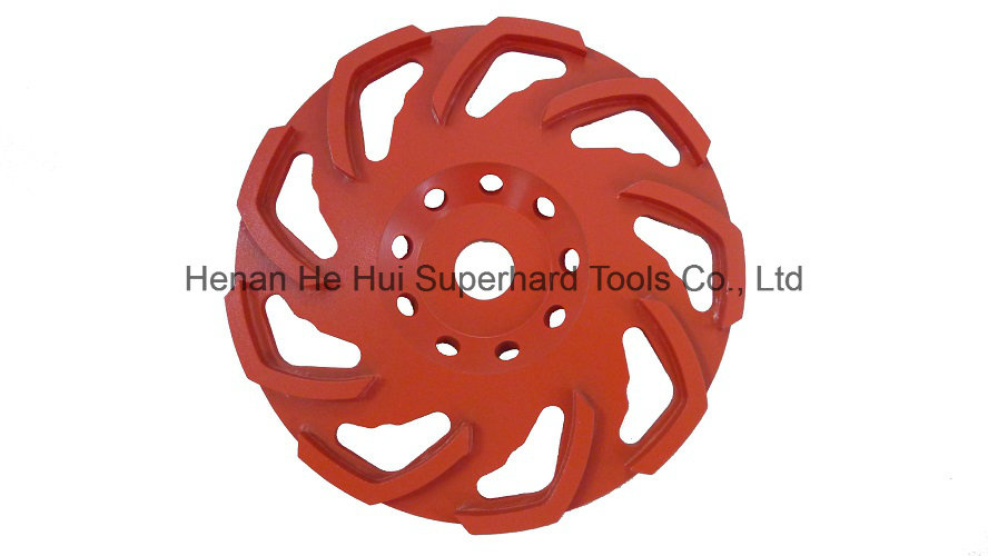 L-Segment Diamond Cup Wheel for Concrete Floor Preparation