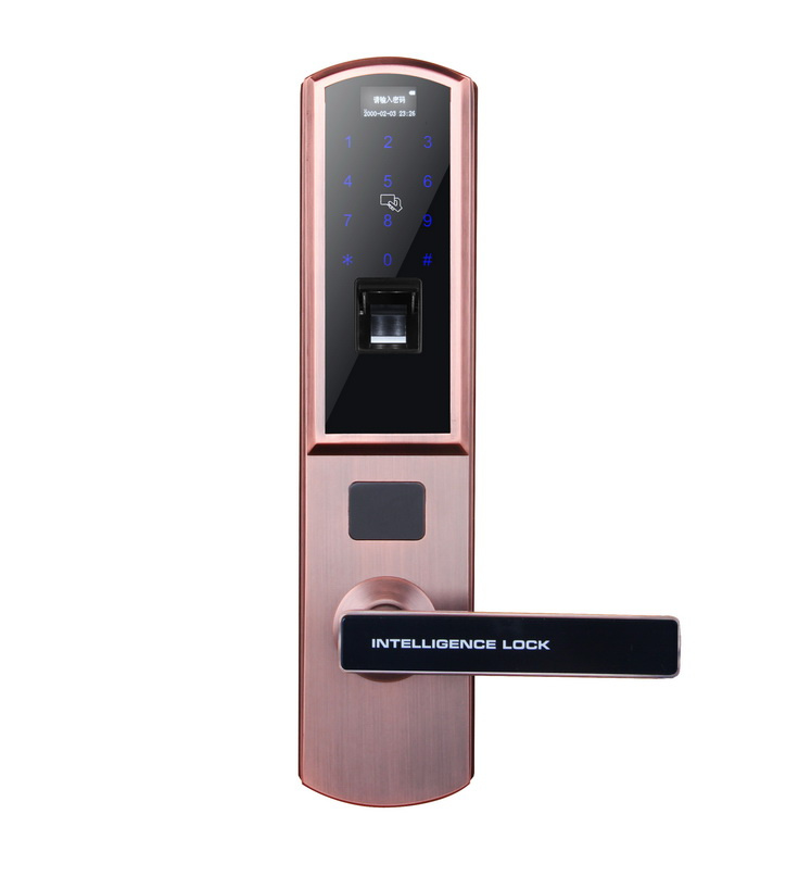 Waterproof Fingerprint Biometric Password Qr Code Door Locks