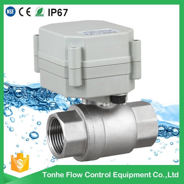 3/4''4-20mA SS304 Proportional Motorized Ball Valve