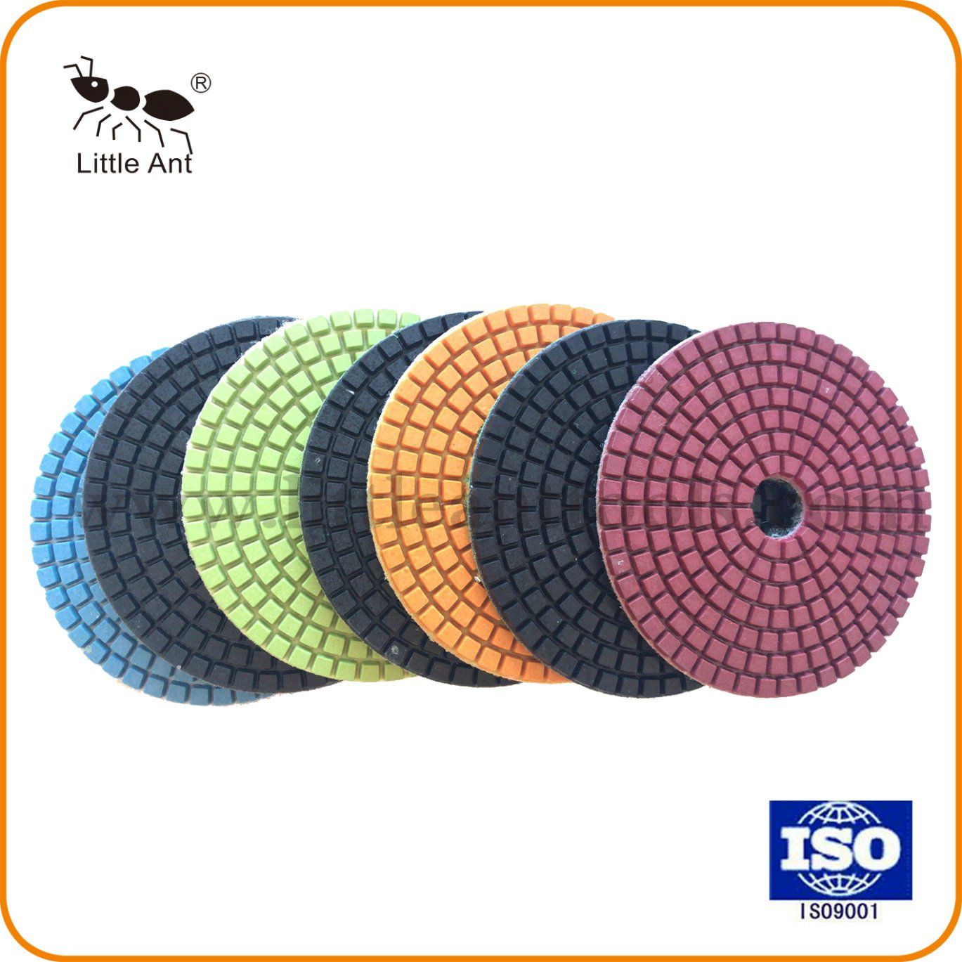 Wholesale Flexible Wet Granite Diamond Polishing Pads for Angle Grinder