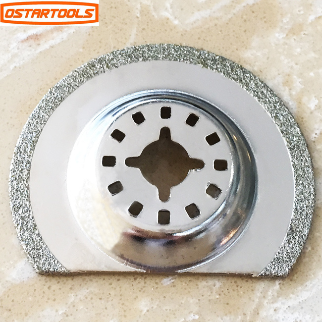 Half Moon Semi-Circle Diamond Blade Diamond Multitool Saw Blade