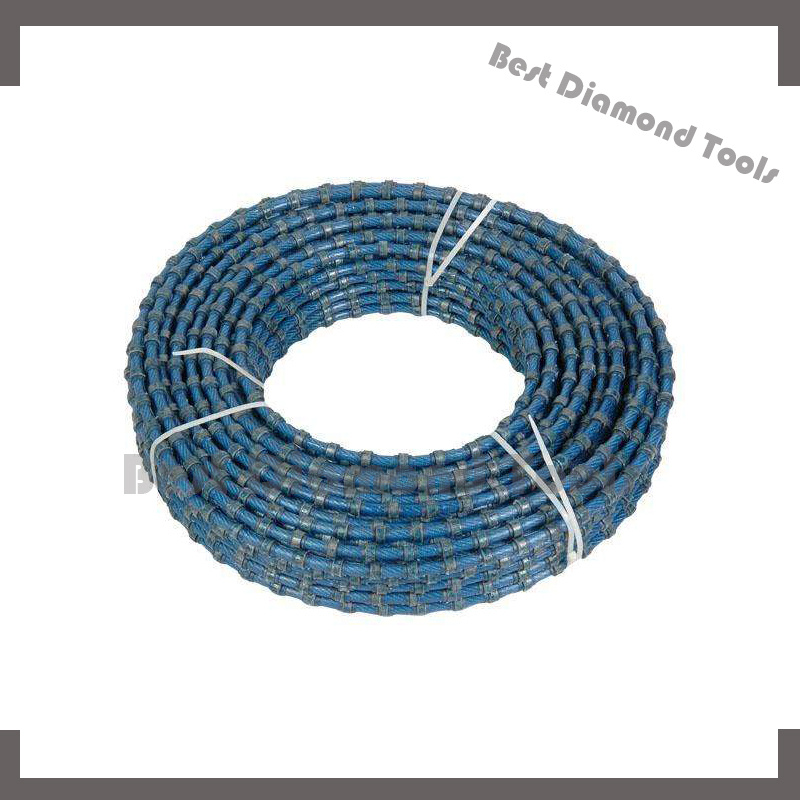 Plastic Diamond Wire for Cutting Marble and Granite for Shaping, Squaring, Profiling, Chamfering