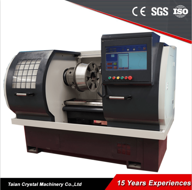 Diamond Cut CNC Rim Repair Lathe with Automatic Wrm28h