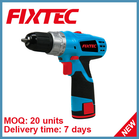 Fixtec Double Speed 12V Battery Drill