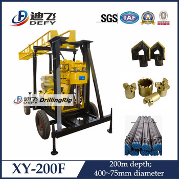 2015 Best Seller! Wheel Tralier Mounted Diamond Core Drill Machine