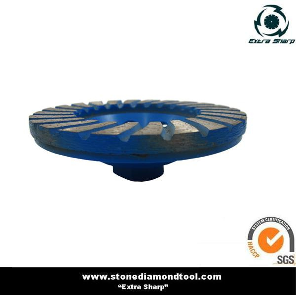 Professional Diamond Cup Grinding Wheel with Turbo Segment