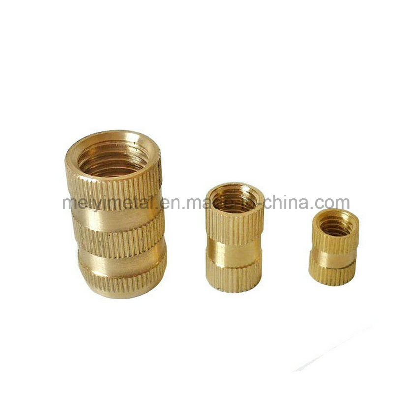 Hardware Round Head Knurled Embedded Brass Nut