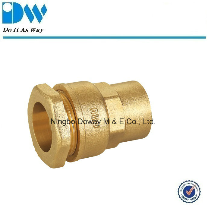 Brass Compression Fittings for PE Pipe Female Coupling
