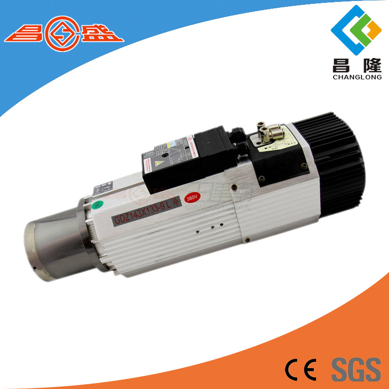 9kw Bt30/ISO30 Air Cooling Atc Spindle Which Also Can Change Knife Manually