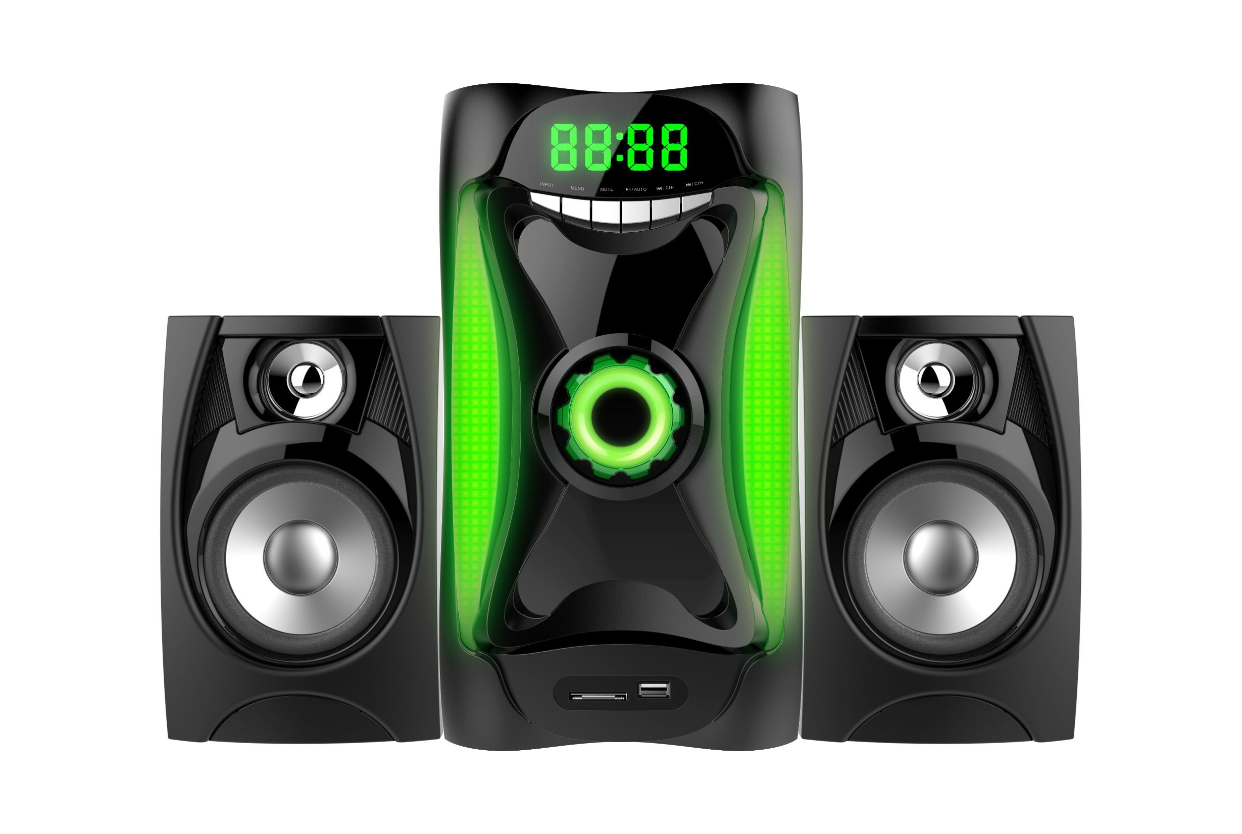 Home Theater 2.1 Loudspeaker Audio Multimedia Active Bluetooth Speaker