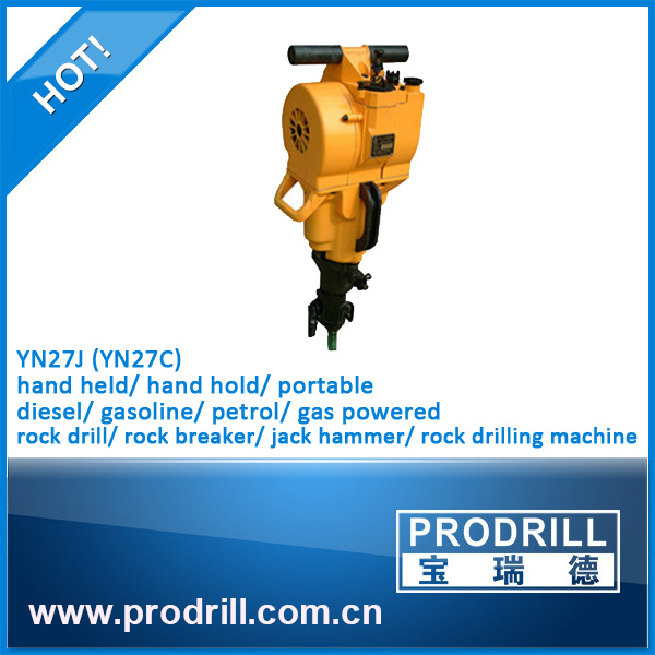 Yn27j Hand Held Pneumatic Gasoline Powered Rock Drill for Quarry
